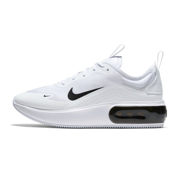 White & Black Nike Air Max DIA Sneaker sz 8.5 - Picture 3 of 5